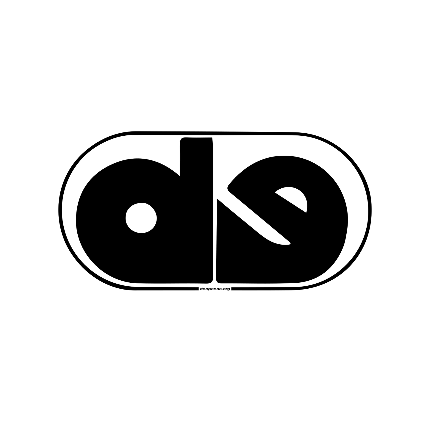 de Logo 3x5 Holo Sticker